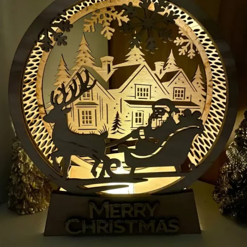 Lampara Navidena Creativo Digital