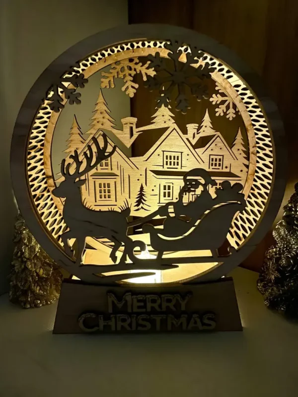 Lampara Navidena Creativo Digital