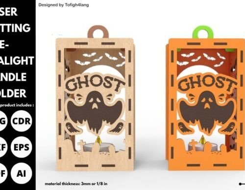 Linterna De Fantasmas De Halloween Creativo Digital