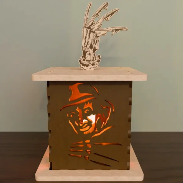 Linterna Navidena Freddy Krueger Creativo Digital