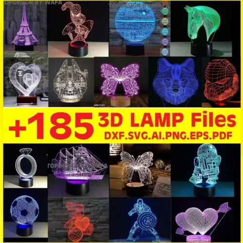 Mas De 185 Vector Illusion Acrilico Lampara Luz Creativo Digital