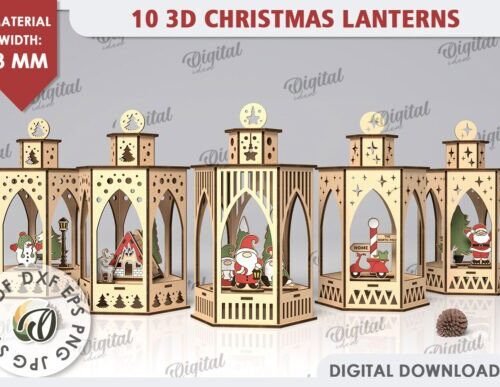 Paquete De Faroles Navidenos 2 Creativo Digital