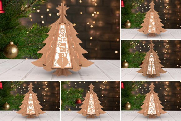 Paquete De Faroles Para Arbol De Navidad Creativo Digital