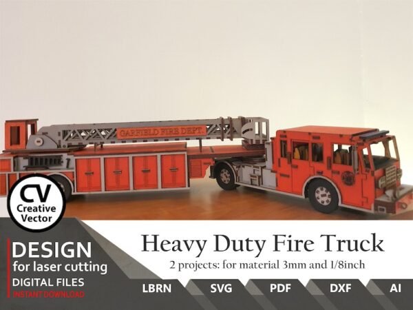 Camion De Bomberos Creativo Digital