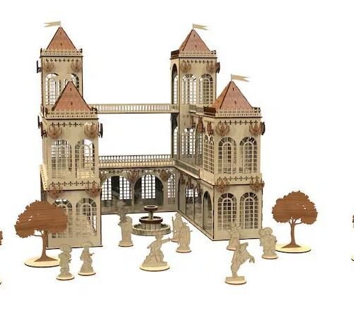 Castillo Medieval Al Estilo Frances Creativo Digital