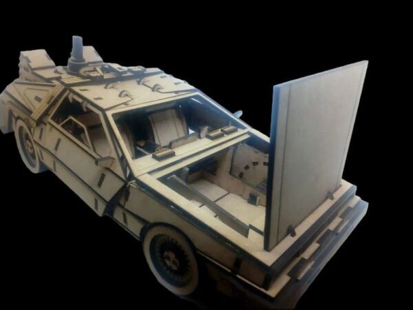 Coche Regreso Al Futuro Creativo Digital