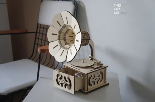 Joyero De Gramofono Creativo Digital