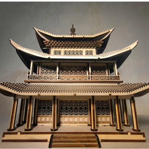 Kit De Arquitectura De Rompecabezas 3d Creativo Digital