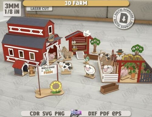 Maqueta De Granja Creativo Digital