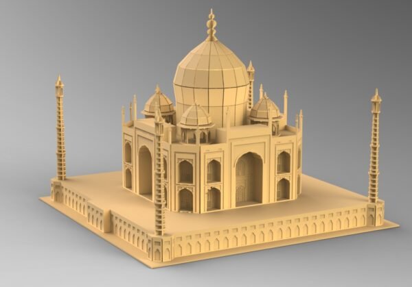 Maqueta Taj Mahal Creativo Digital