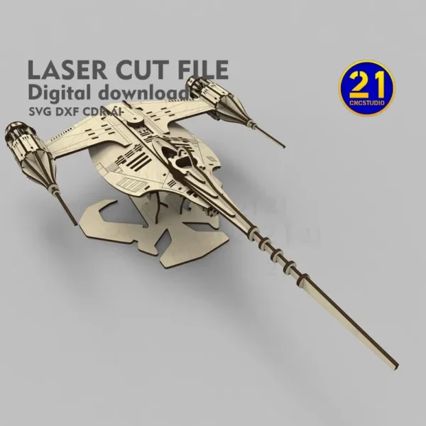 Modelo De Nave Espacial N1 Creativo Digital