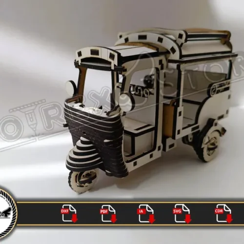 Moto Tuk Tuk 3mm Creativo Digital