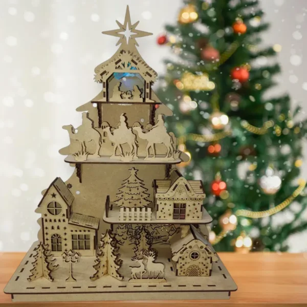 Nativity Christmas Village Creativo Digital