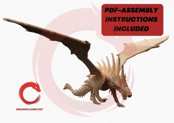 Paquete Svg De Rompecabezas 3d De Dragon Creativo Digital