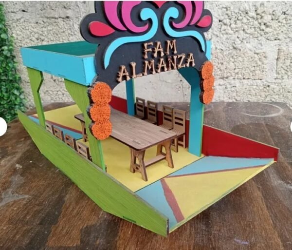 Trajinera De Xochimilco Mexico Creativo Digital