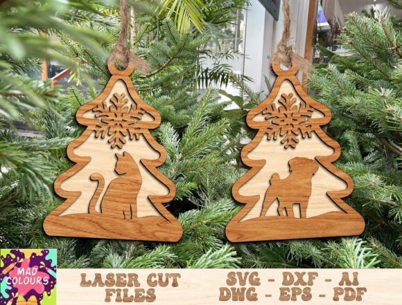 Adorno Navideno De Animales Creativo Digital