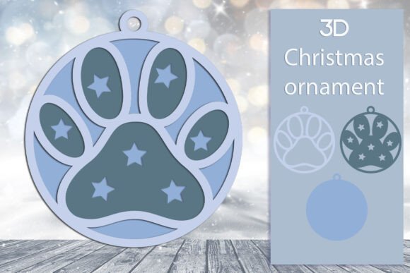 Adorno Navideno Mascota Creativo Digital