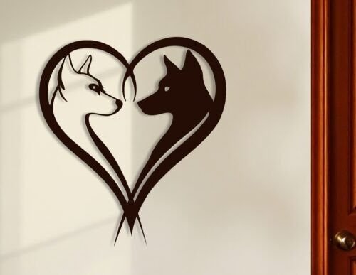 arte-de-pared-de-perro-enamorado-para-san-valentin-4-creativo-digital Arte De Pared De Perro Enamorado Para San Valentin 4 Creativo Digital