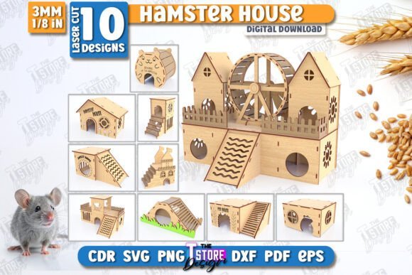 Casa Para Hamster 3 Creativo Digital