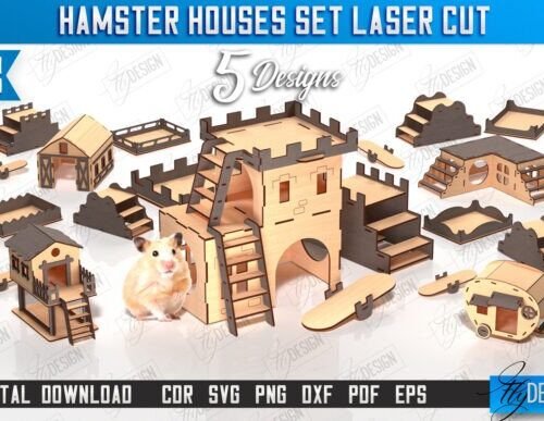 Casa Para Hamster 4 Creativo Digital