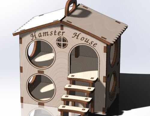 Casa Para Hamster Creativo Digital