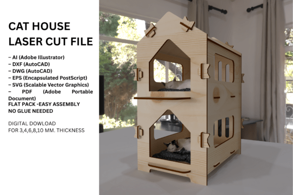 Casa Para Mascotas Creativo Digital