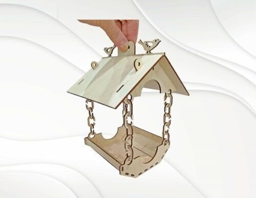 Comedero Para Pajaros Con Cadena Creativo Digital