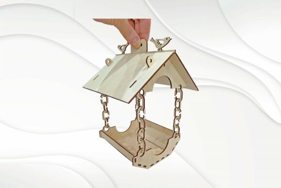 Comedero Para Pajaros Con Cadena Creativo Digital