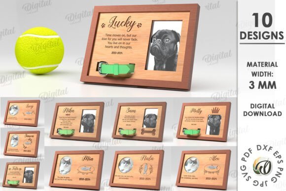 Marcos Conmemorativos Para Mascotas Creativo Digital