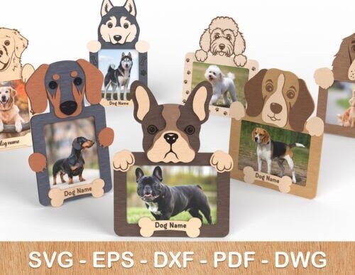 Paquete De Marcos De Fotos De Razas De Perros Creativo Digital