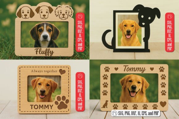 Paquete De Marcos De Fotos Para Perros Creativo Digital
