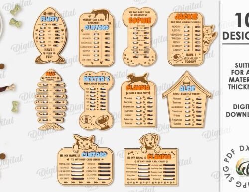 Paquete De Rastreador Personalizado Para Mascotas Creativo Digital