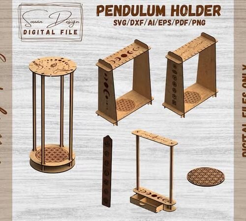 3 Soportes De Exhibicion De Pendulo Creativo Digital