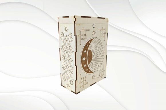 Caja De Regalo Para Cartas Del Tarot Creativo Digital