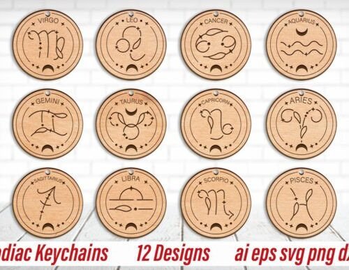 juego-de-llaveros-del-zodiaco-creativo-digital Juego De Llaveros Del Zodiaco Creativo Digital