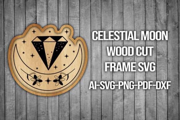 Marco Con La Luna Celestial 6 Creativo Digital