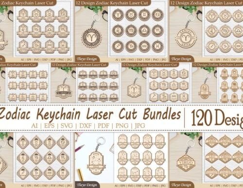 pack-llavero-con-diseno-del-zodiaco-creativo-digital Pack Llavero Con Diseno Del Zodiaco Creativo Digital