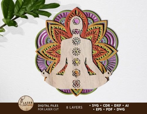 panel-decorativo-de-pared-con-diseno-de-buda-y-mandala-creativo-digital Panel Decorativo De Pared Con Diseno De Buda Y Mandala Creativo Digital