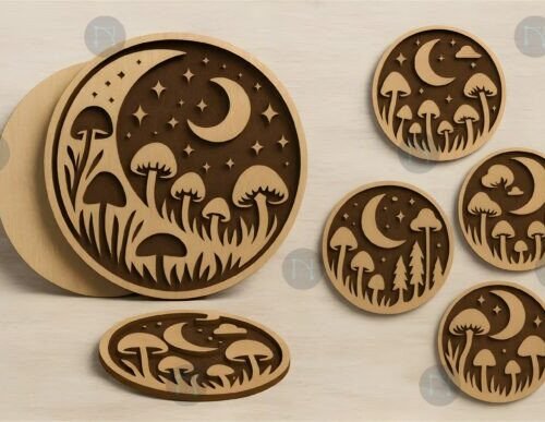 paquete-de-luna-mistica-y-hongos-creativo-digital Paquete De Luna Mistica Y Hongos Creativo Digital