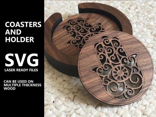 Posavasos Mano De Fatima Creativo Digital