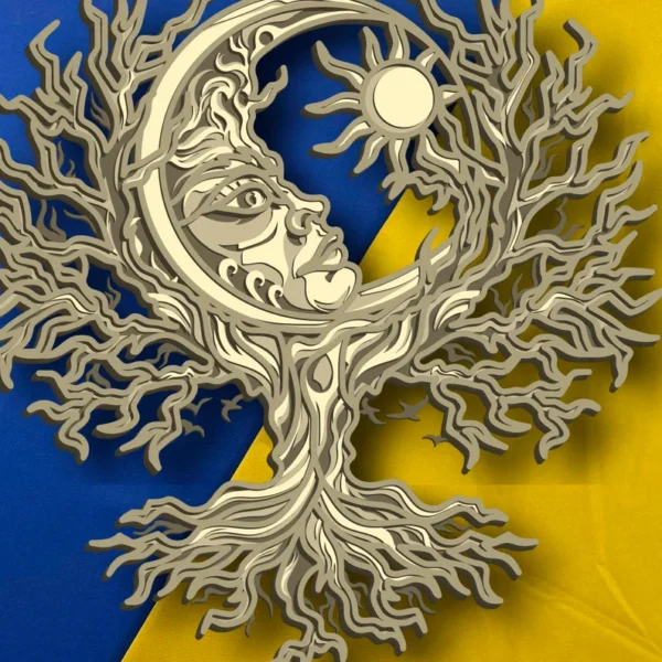 Arbol De La Vida Multicapa Creativo Digital