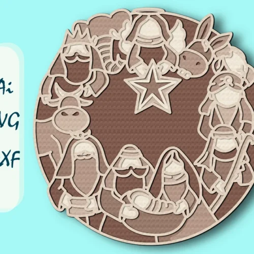 Belen Multicapa Sagrada Familia Creativo Digital