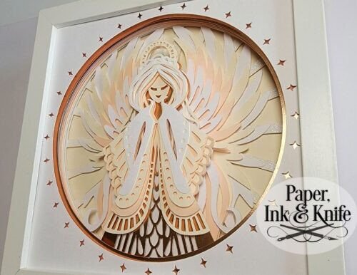 Caja De Sombras De Angel Creativo Digital