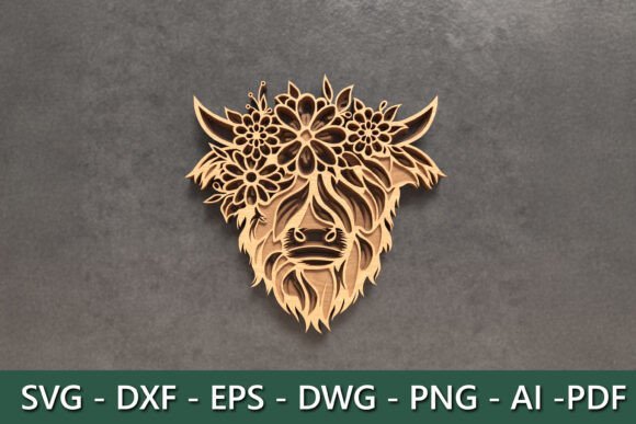 Craneo De Vaca Creativo Digital