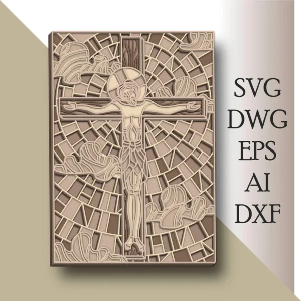 Crucifixion Jesus Multicapa Creativo Digital