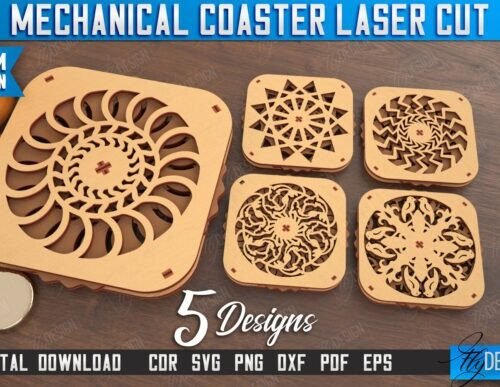 Paquete De Posavasos Multicapa 2 Creativo Digital