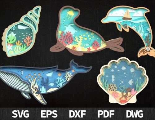 Paquete Del Mundo Oceanico Creativo Digital