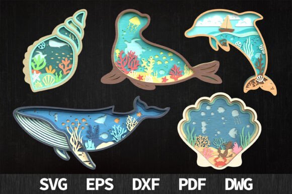 Paquete Del Mundo Oceanico Creativo Digital