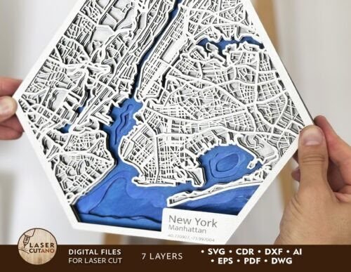 Plantilla De Mapa De Ciudad Creativo Digital