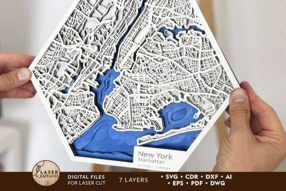Plantilla De Mapa De Ciudad Creativo Digital